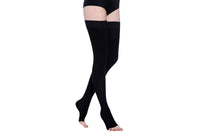 Support Stockings Open Toe High Stockings Plus Size Calf Sleeve