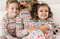 Matching Family Christmas Deer Stripe Pyjamas