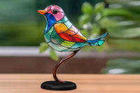 Stained  Birds Home Ornament Decorations