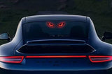 Solar Powered Devil Eyes Car Dynamic Light Car Decal Car Window Interior Decoration