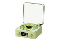 Waves Bluetooth Speaker Vintage Vinyl Record Player