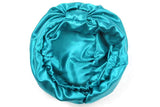 2-in-1 Double Layer Satin Bonnet with Eye Mask Sleep Cap Hair Wrap