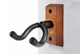 Guitar Wall Mount Walnut Wood Hanger Stand for Acoustic Electric Guitar Banjo Bass