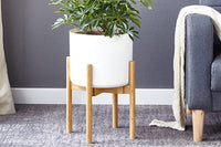 Adjustable Bamboo Plant Stand Holder Indoor