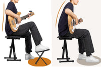 Guitar Foot Stool Guitar Foot Rest Stand with 6-Position Adjustable Height