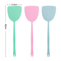 6Pcs Plastic Fly Swatters with Long Handle