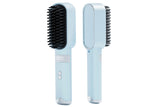 Cordless Hair Straightener Brush USB Rechargeable Negative Ion Hot Comb