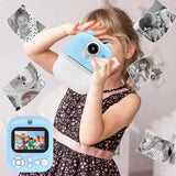 Instant Print Camera for Kids with 32GB Memory Card and 3 Rolls Print Paper