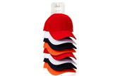 2 Pack Wall Mounted Baseball Cap Hat Rack Organizer