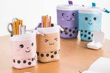 Standing Pencil Case Cute Telescopic Pen Bag