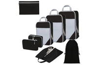 8 Set Compression Packing Cubes For Travel Essentials