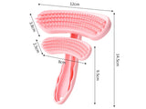 2pcs Curved Pet Brush for Dogs and Cats Pet Grooming Brushes Fur Removal