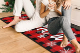 2Pcs Christmas Kitchen Floor Mat