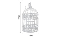 Iron Wire Birdcage Shape Succulent Pot Frame Hanging Planter Plant