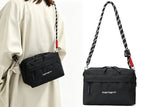 Travel Crossbody Bag with Luggage Sleeve Multi Layer Card Slots Sling Bag Passport Purse