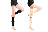 Support Stockings Open Toe High Stockings Plus Size Calf Sleeve