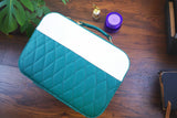 Rechargeable Lighted LED Mirror Makeup Case Cosmetic Organizer