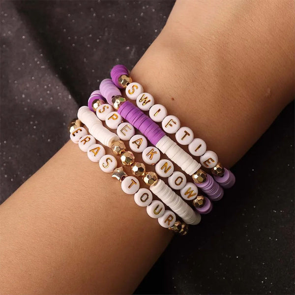 5Pcs Taylor Inspired Friendship Bracelets