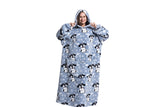 Extra Long Wearable Blanket Hoodie With Big Pocket for Adults