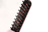 Negative Ion Electric Hair Straightener Brush Curler Lazy Comb Hot Flat Artifact