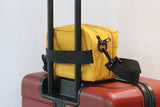 Travel Crossbody Bag with Luggage Sleeve Multi Layer Card Slots Sling Bag Passport Purse