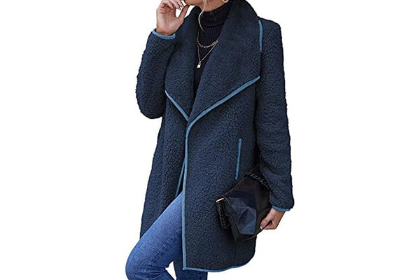 Teddy Fleece Midi Coat