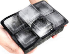 6 Grid Silicone Ice Cube Tray Large Square Ice Cube Mold