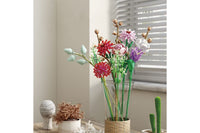 Artificial Flower Blocks Building Toys DIY Bouquet Block