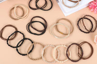 20Pcs Boho Hair Ties Bracelet Elastic Hair Bands for Women