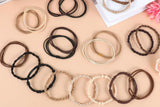 20Pcs Boho Hair Ties Bracelet Elastic Hair Bands for Women