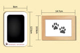 Pet Paw Footprint Secure Wipe Ink Photo Frame Kit