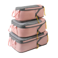 3-Piece Travel Compression Packing Storage Bag Set