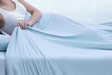 Reversible Summer Cooling Blanket with Qmax 0.4 Nylon Spandex Breathable Cooling Bed Quilt Cooling Comforter
