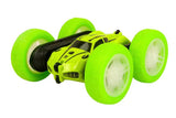 2.4 GHZ 4WD Double Sided RC Stunt Car 360 Degree Rotating Remote Control Crawler with Headlights