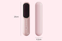 Portable Cordless Hair Straightener Brush