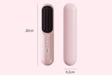 Portable Cordless Hair Straightener Brush