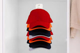 2 Pack Wall Mounted Baseball Cap Hat Rack Organizer