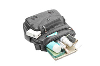 Retro Multi Pockets Crossbody Bag PU Leather Crossbody Shoulder Bag