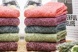 5 Pack Winter Warm Knit Socks Thick Soft Multicolor Free Size for Men and Women