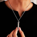 2Pcs Anxiety Breathing Necklace for Stress Relief