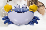 Crab Bubble Machine Bath Toy with Music for Bath Time