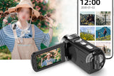 4K Video Camera Camcorder 64MP Vlogging Camera With 28X Digital Zoom for YouTube