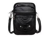 Women Crossbody Purse Multi-Pocket PU Leather Shoulder Bag Phone Bag