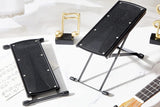 Guitar Foot Stool Guitar Foot Rest Stand with 6-Position Adjustable Height