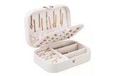 Portable Jewelry Case Travel Jewelry Box for Earrings Rings Necklaces