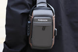 Anti-theft Chest Shoulder Crossbody Sling Bag with USB Port