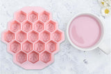 3-Piece 19 Cell Silicone Bee Honeycomb Cake Chocolate Ice Mould