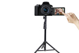 Extendable Rotating Selfie Tripod Stand with Phone Clamp for Mobile Phone Camera