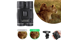 300x25 Folding Binoculars with Phone Holder