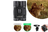300x25 Folding Binoculars with Phone Holder